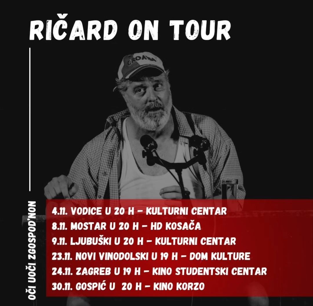 Ričard On Tour - Stand-up predstava koju ne smijete Propustiti - Grade Moj